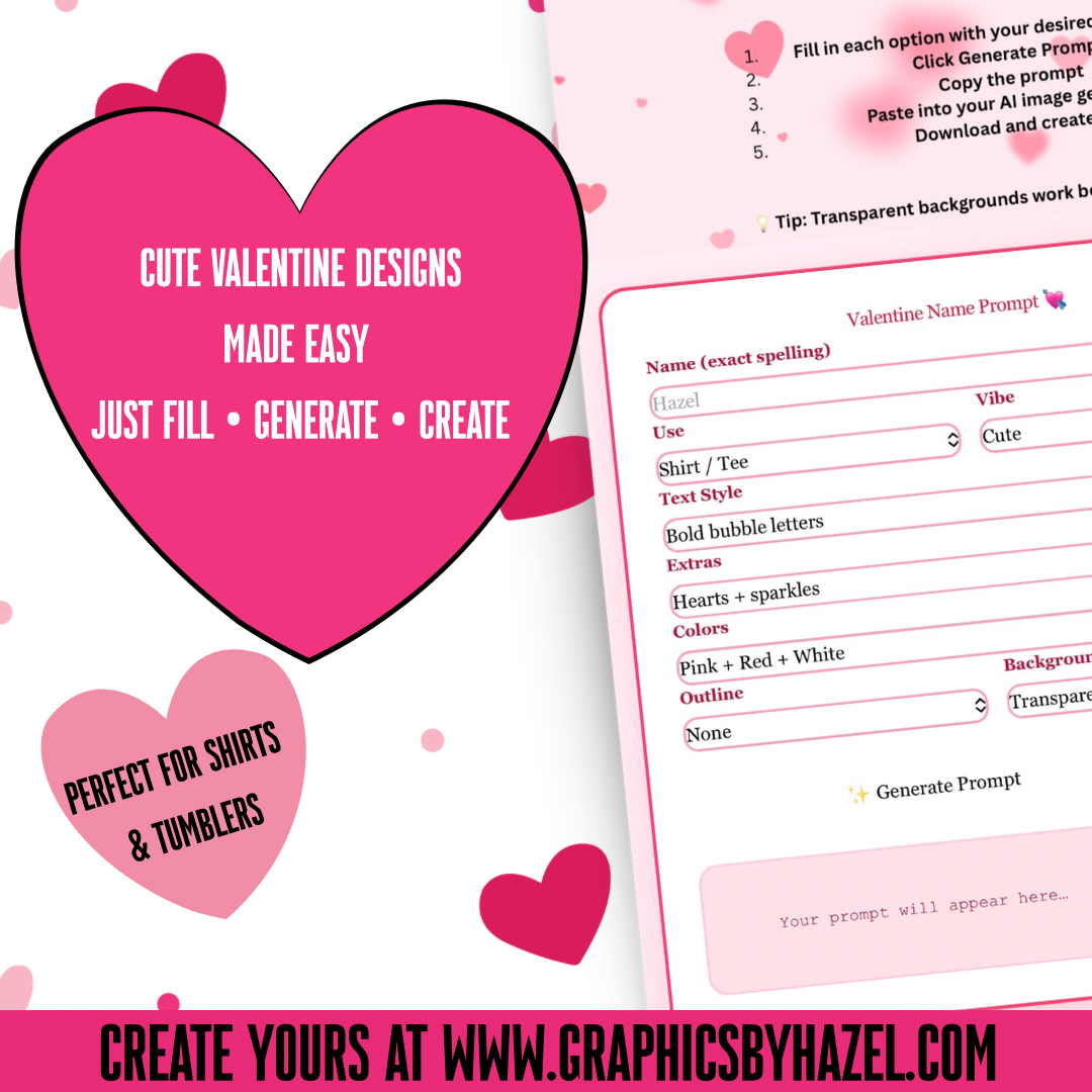 Valentines Prompt Generator