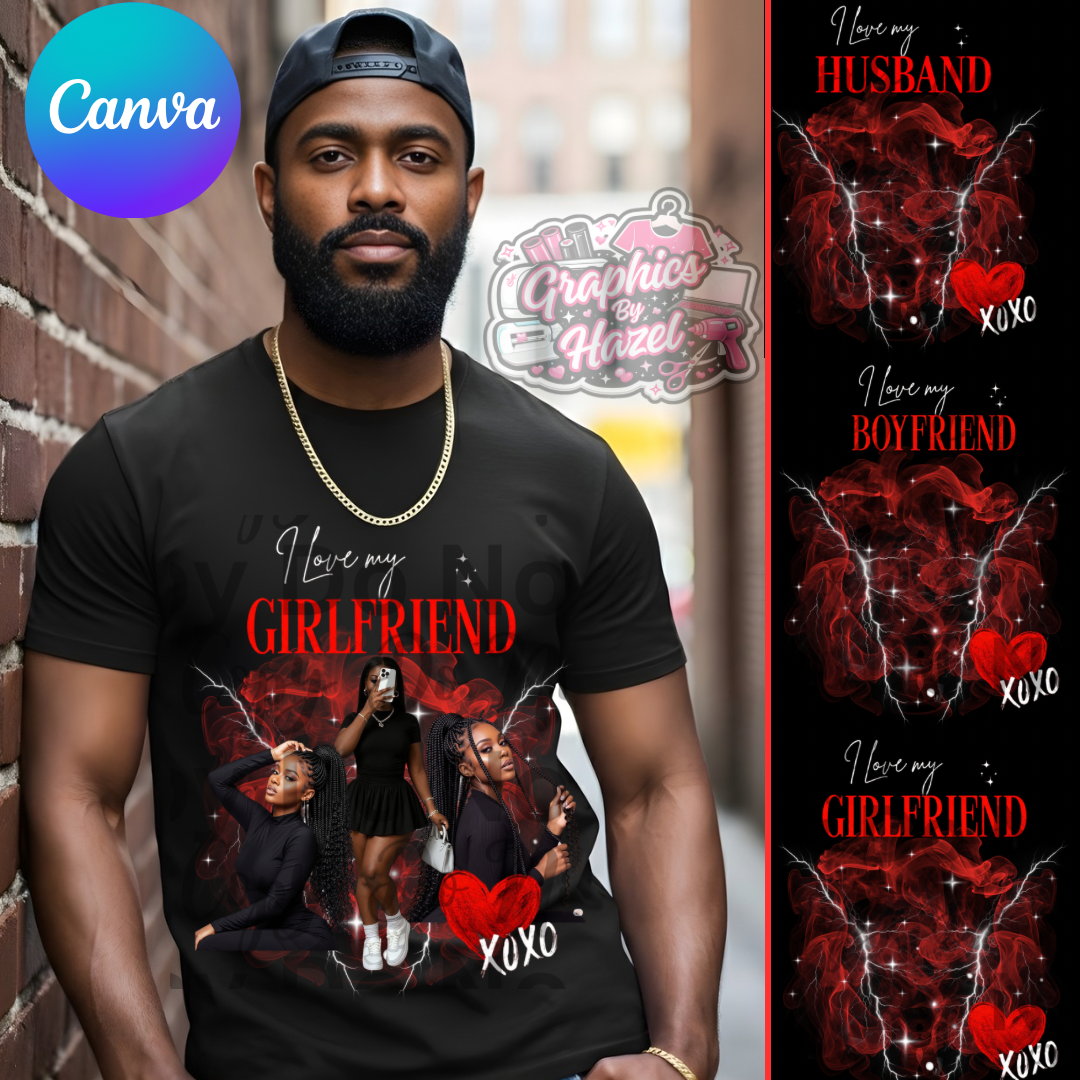 Valentine’s Day Background Canva Template