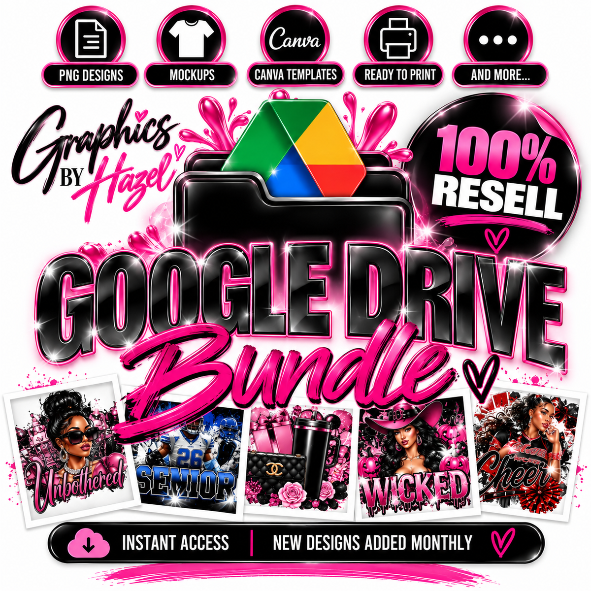 GRAPHICS BY HAZEL — GOOGLE DRIVE BUNDLE