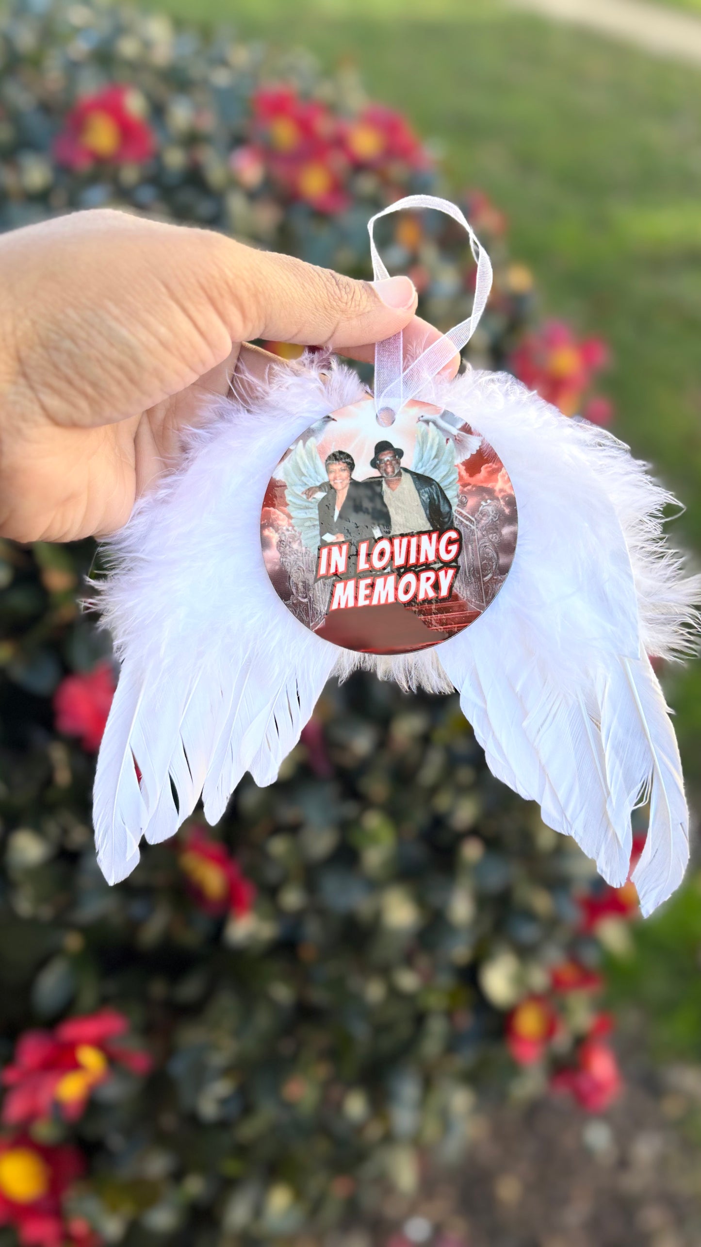 Angel Wing Memorial Ornament