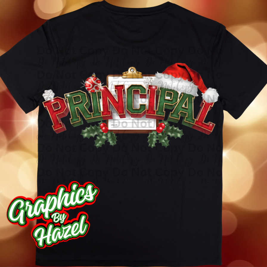 Principal- Christmas Png
