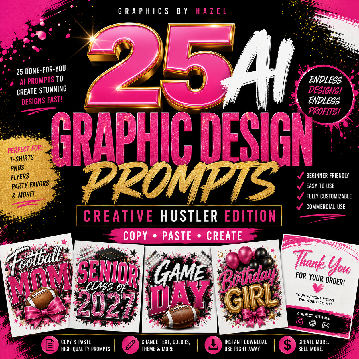 25 AI GRAPHIC DESIGN PROMPTS