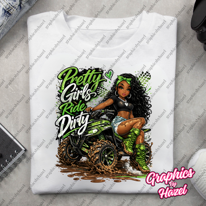Pretty Girls Ride Dirty PNG Bundle – High Resolution Digital Download