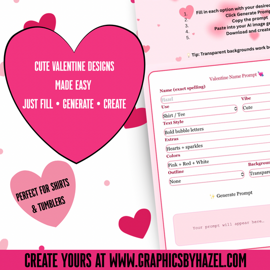 Valentines Prompt Generator