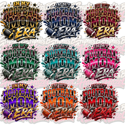 In My Football Mom Era PNG Bundle