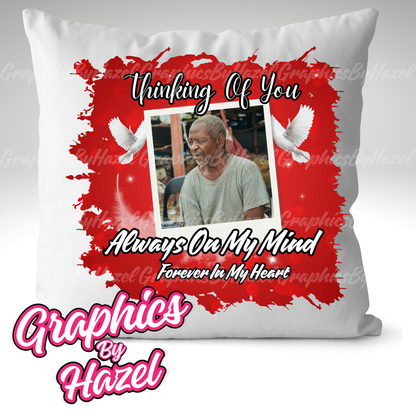 Memorial Pillow Template Pack (7 Designs)- Canva Pro Templates