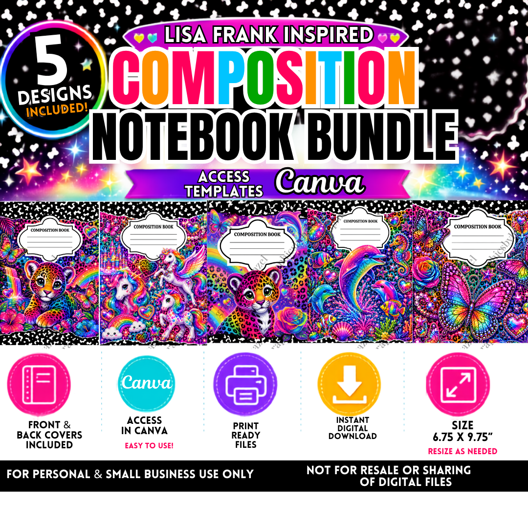 L Frank Inspired Composition Notebook Cover