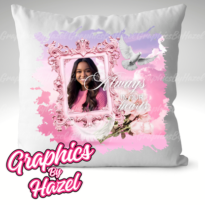 Memorial Pillow Template Pack (7 Designs)- Canva Pro Templates