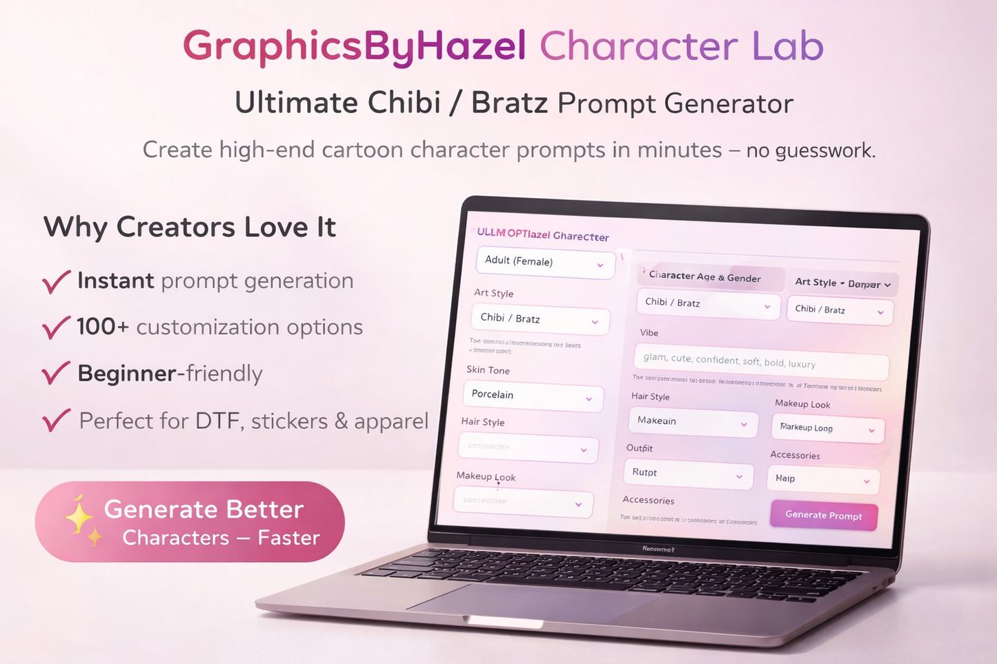 Ultimate Chibi/Bratz Generator