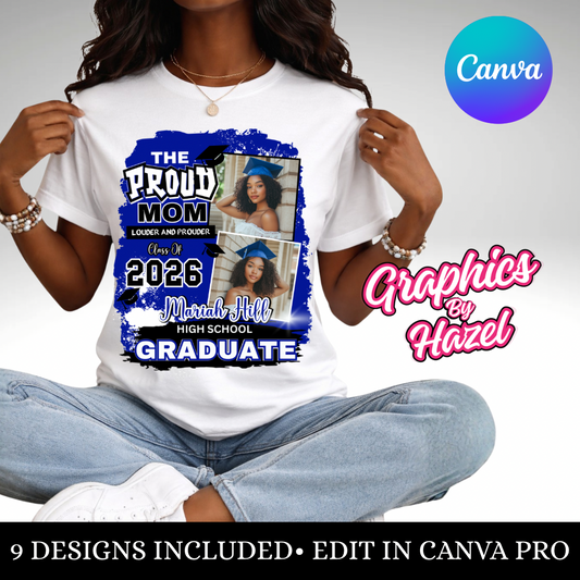 Proud Family Graduation Templates – Class of 2026