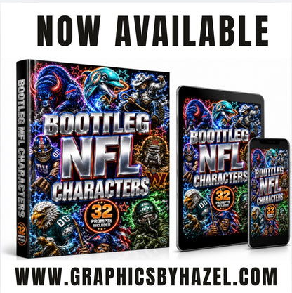 Bootleg Characters | 32 Prompt Collection