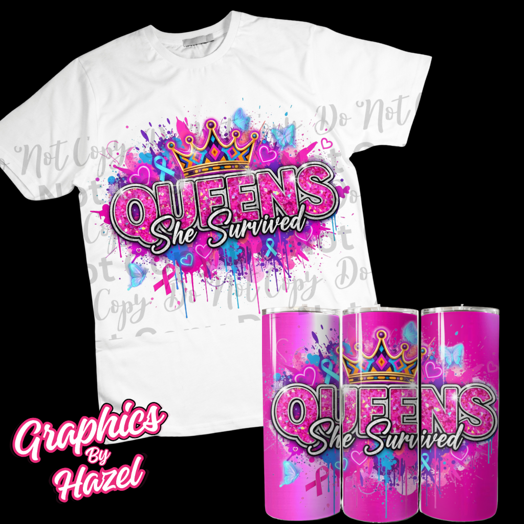 4 Breast Cancer Awareness matching PNG +Tumbler Wraps
