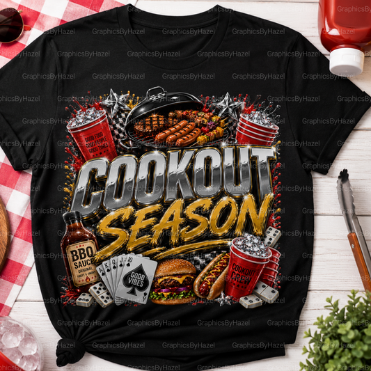 Cookout Season Family Reunion Shirt – BBQ Party Matching Family Tee | Summer Cookout Shirt | Family Reunion Apparel | Backyard BBQ Outfit