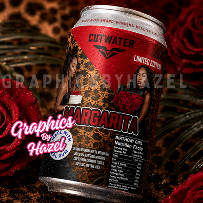 Luxury Can inspired Party Favor Template