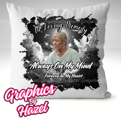 Memorial Pillow Template Pack (7 Designs)- Canva Pro Templates