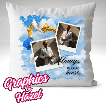 Memorial Pillow Template Pack (7 Designs)- Canva Pro Templates