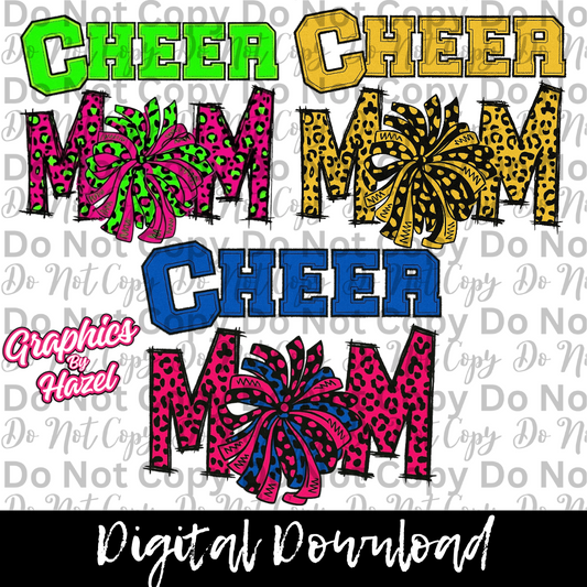 Cheer Mom PNG Bundle – $1 Deal