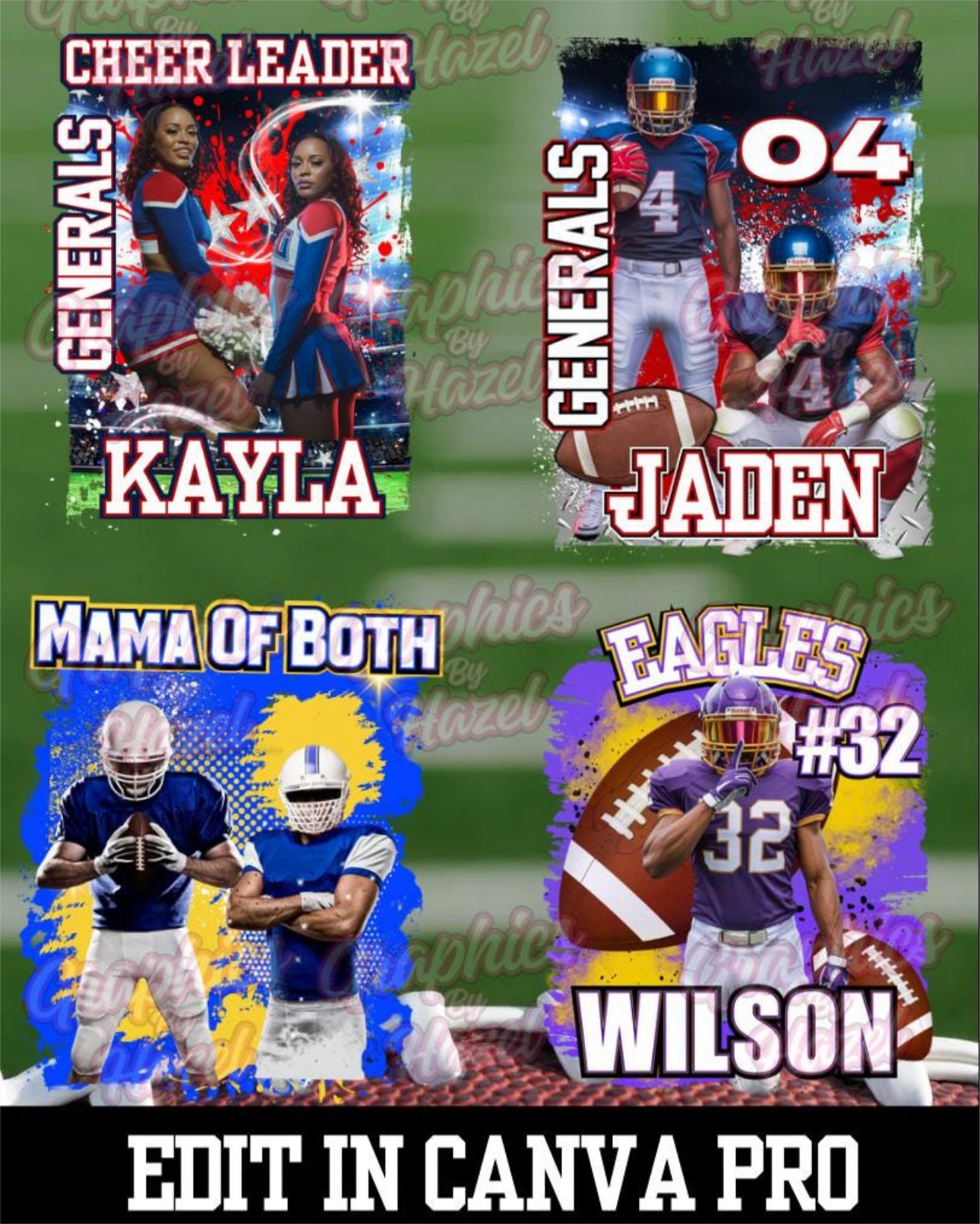 Sports Templates Canva Pro: Editable Designs (Digital Download