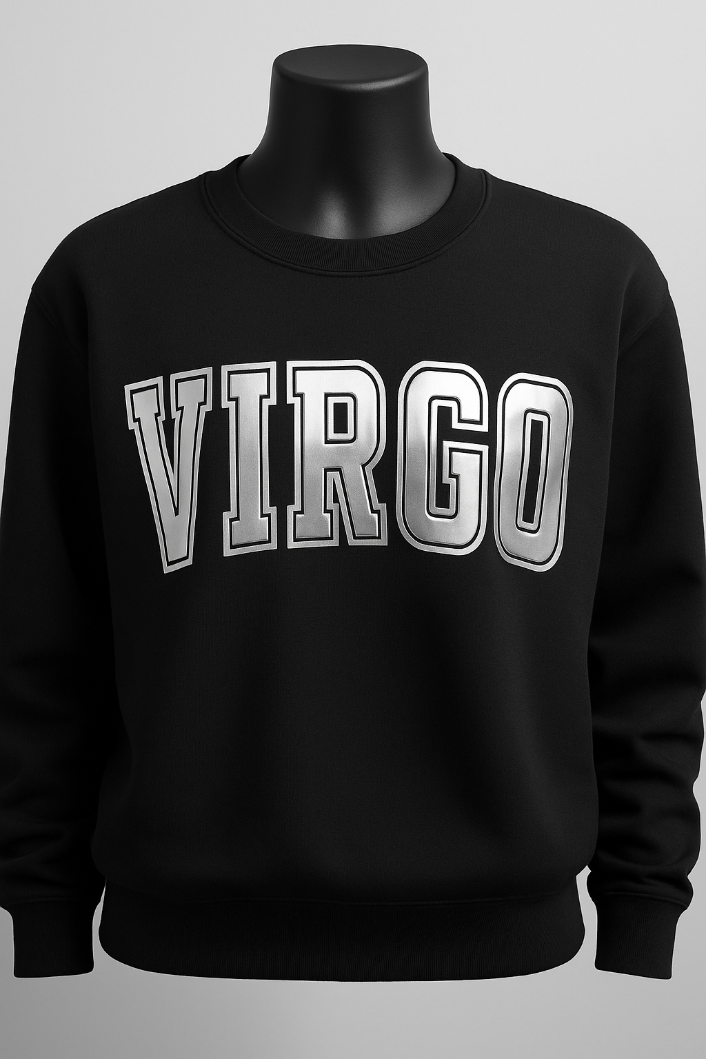 Custom Zodiac Sweatshirt, Puff Print