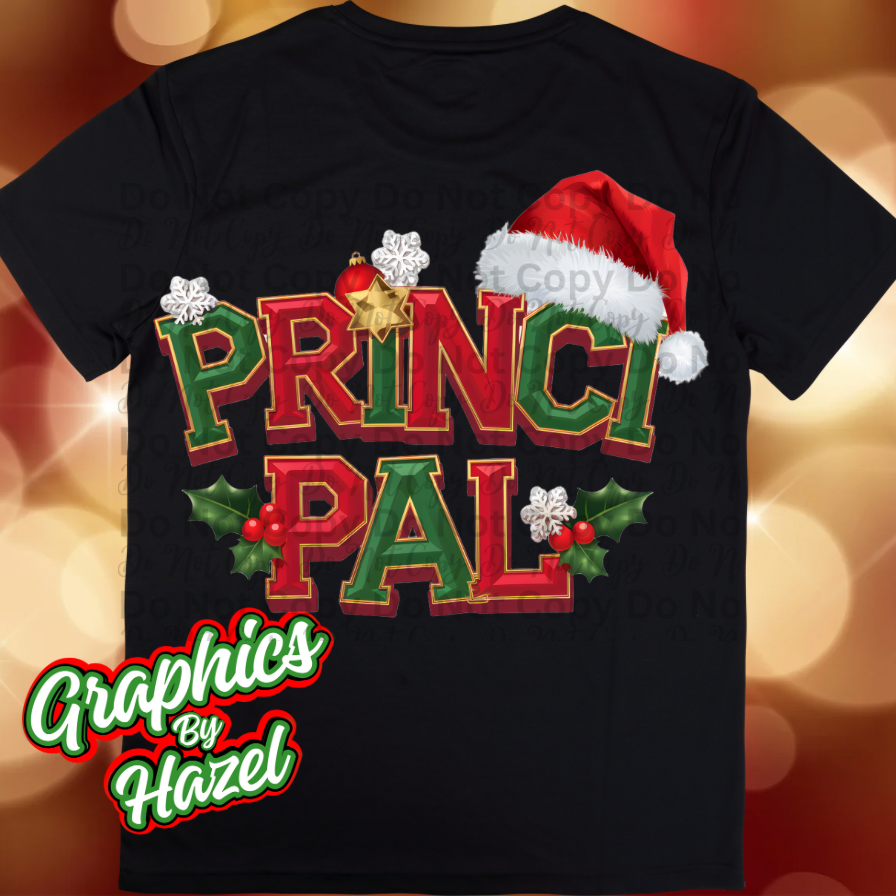 Principal- Christmas Png