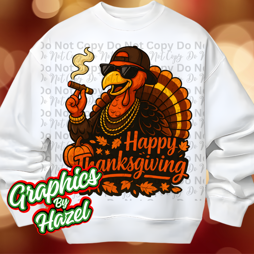 Happy Thanksgiving- Funny Turkey