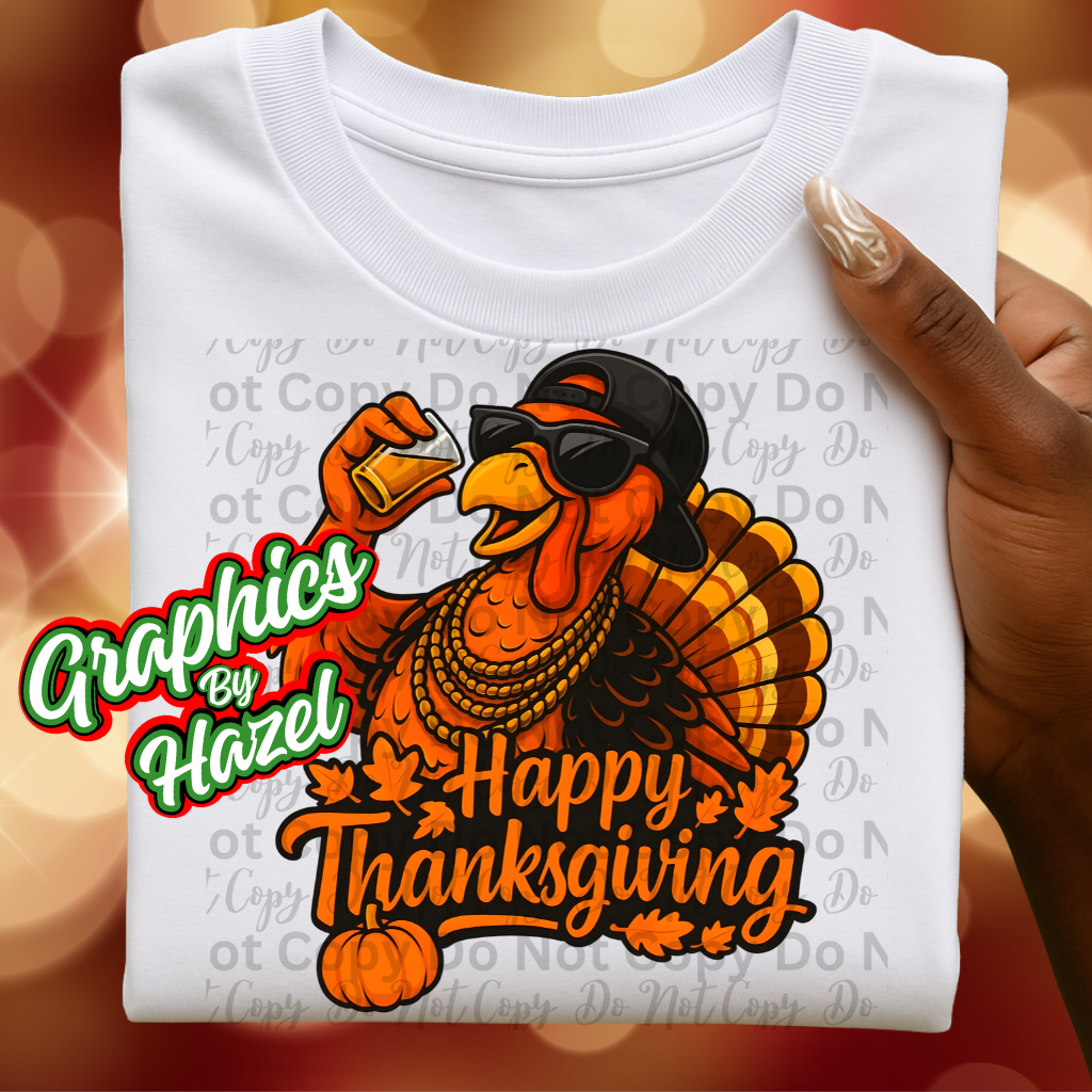 Happy Thanksgiving- Funny Turkey