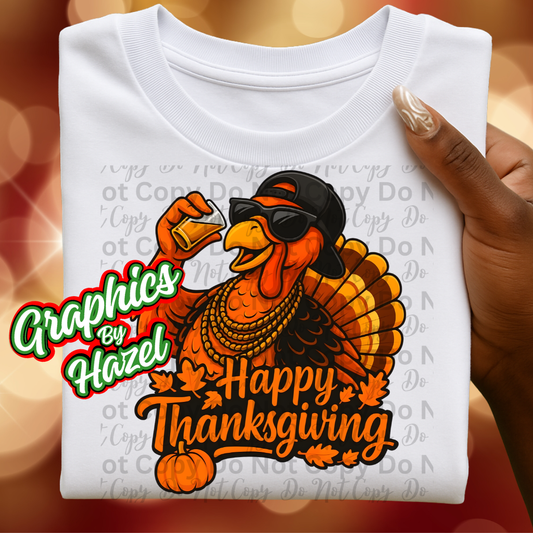 Happy Thanksgiving- Funny Turkey