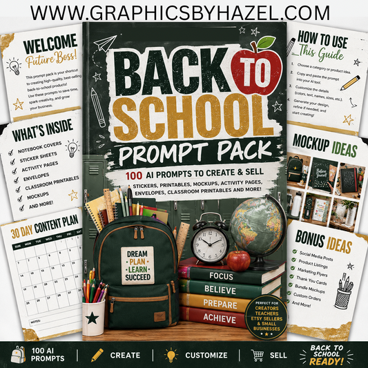 100 Back-to-School AI Prompt Pack