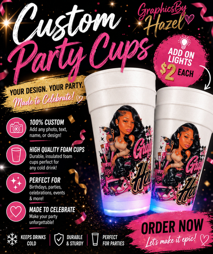 Styrofoam Cups (Foam or Plastic)