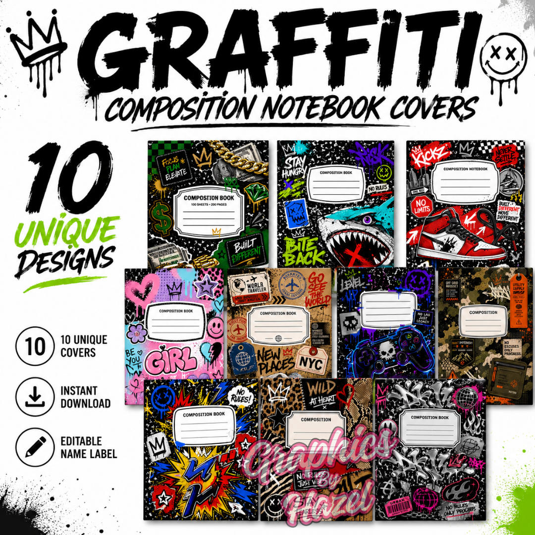 Urban Ink Collection Graffiti Covers