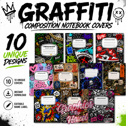 Urban Ink Collection Graffiti Covers