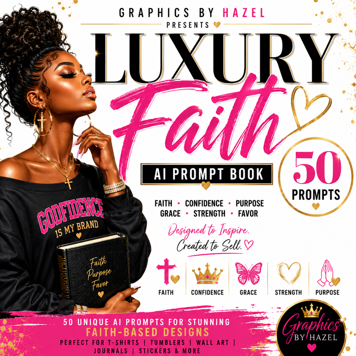 Luxury Faith: 50 Premium AI Image Prompts