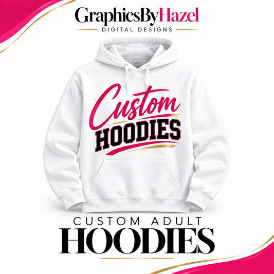 Custom Adult Hoodies